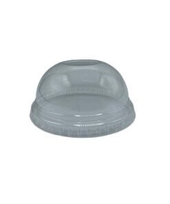 Dome lid with no hole fits 9 ounce