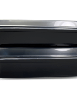 Rectangle Combo Container Black Base with Clear Lid 38 ounces