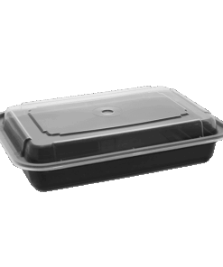 Black square base with a clear top